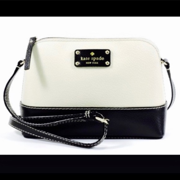 kate spade Handbags - Kate Spade - Black & White Crossbody Bag